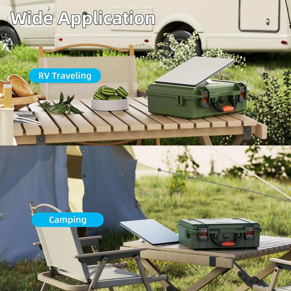 OASIDOS Green Starlink Mini Storage Case For RV Travelers